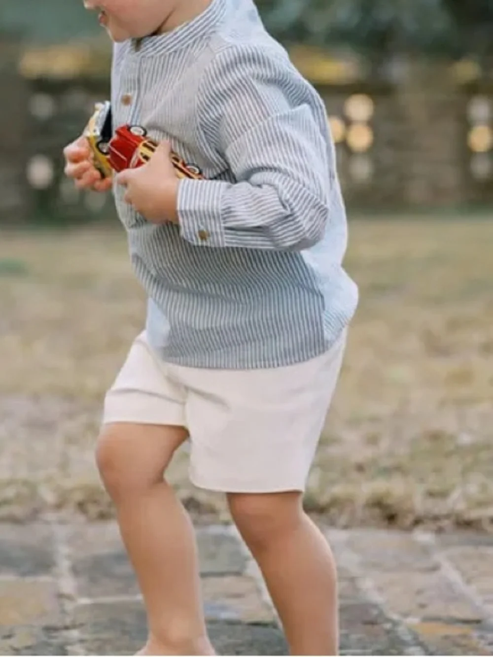 Edgehill Collection x Kristin Ellen Hockman Little Boys' Anders Shorts Set